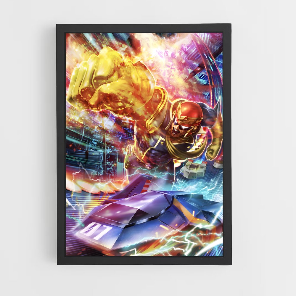 Poster Power Rangers: Fusion Énergétique – affiche Super Smash Bros (vue 2)